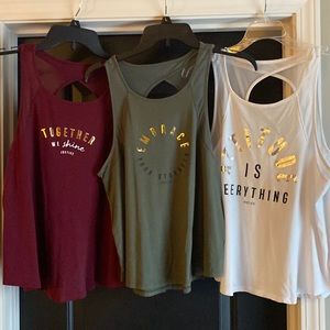 Three Justice Active tank tops